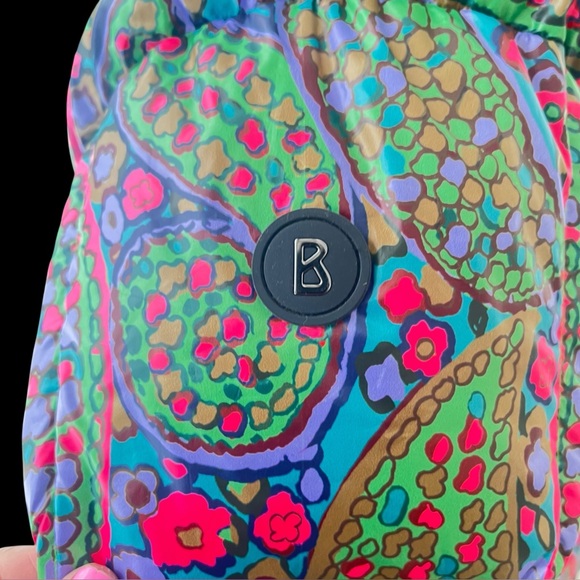 Colorful Patterned Jacket with Sherpa Lining Vena- D - Picture 5 of 8